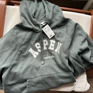 New women’s Aspen Colorado Hoodie in Green L